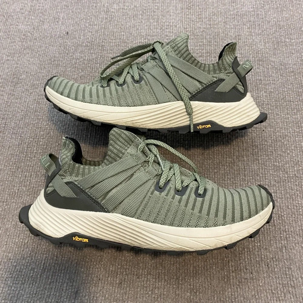 Merrell Shoes Womens Size 9 Green Knit FloatPro Cushioned Trail Sneakers J067346